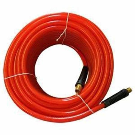 INTERSTATE PNEUMATICS Translucent Red PVC Hose 3/8 Inch 25 feet 300 PSI 4:1 Safety Factor HA36-025